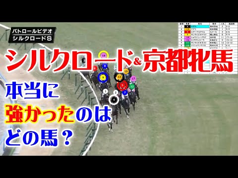 シルクロードS2024＆京都牝馬S2024をパトロールビデオで振り返ったら、高松宮記念2024が見えてきた！