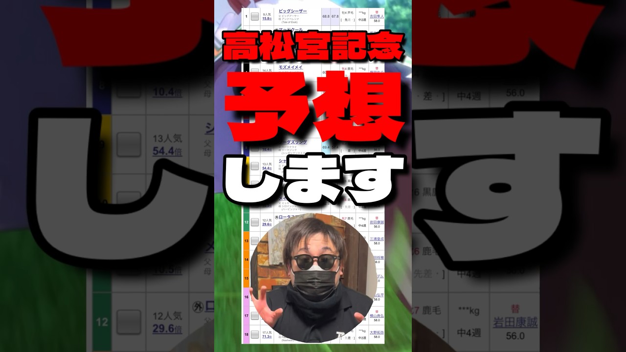 【高松宮記念予想】 #マッドクール #ママコチャ #ナムラクレア #トウシンマカオ #競馬 #ウマ娘