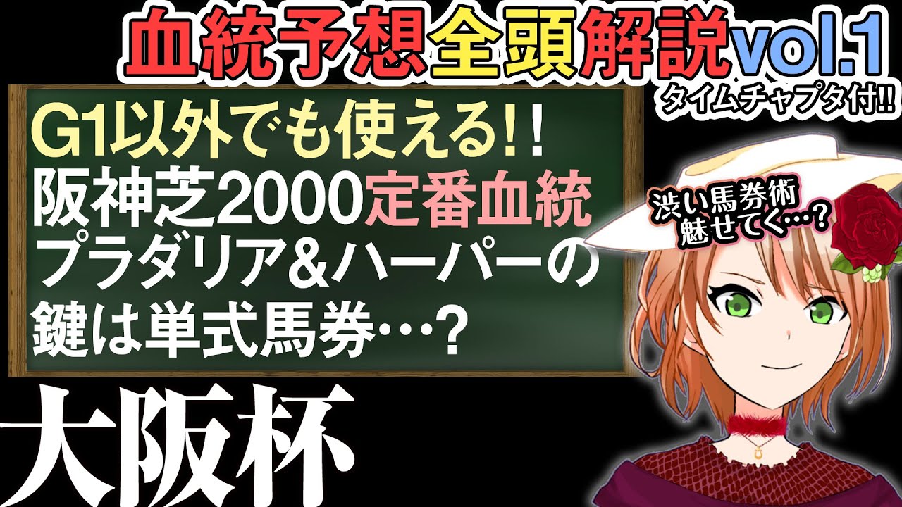 大阪杯 2024 母父クロフネの判断＆友道厩舎の敏腕調教助手ドウデュースがハーパーの成長に!? 全馬解説vol.1 #四条大学血統ゼミ🏇🧬
