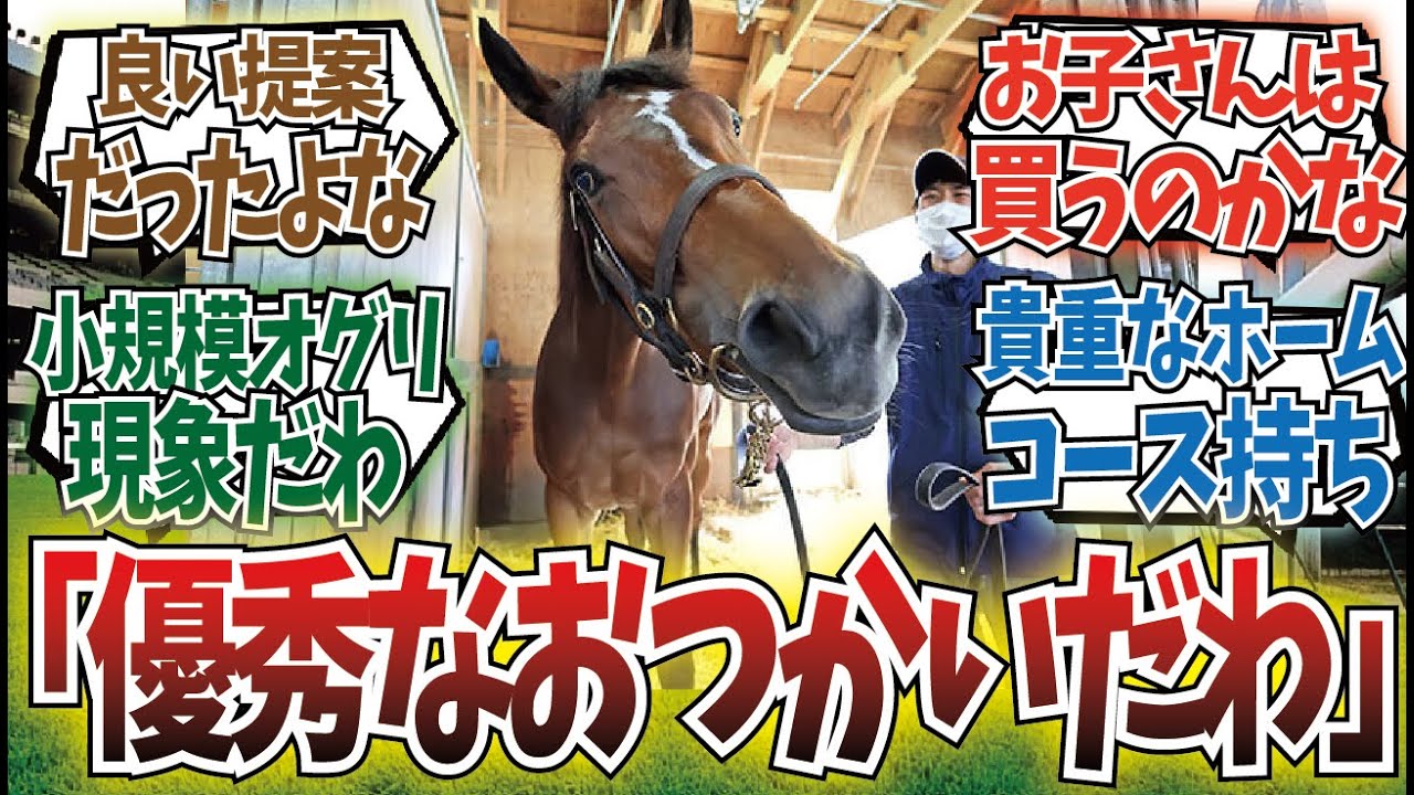 「中京に人を呼ぶために長く走れるお手軽な牡馬ほしいな…」に対するみんなの反応集
