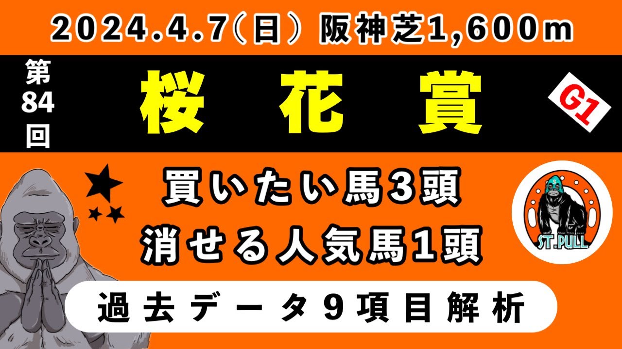 【桜花賞2024】過去データ9項目解析!!買いたい馬3頭と消せる人気馬1頭について(競馬予想)