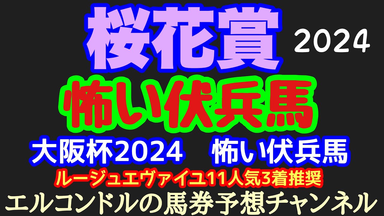 エルコンドル氏の桜花賞2024怖い伏兵馬！！ここまでの前哨戦を見る限り今年は実力差は人気ほどない！今年は伏兵馬にもチャンスあり！