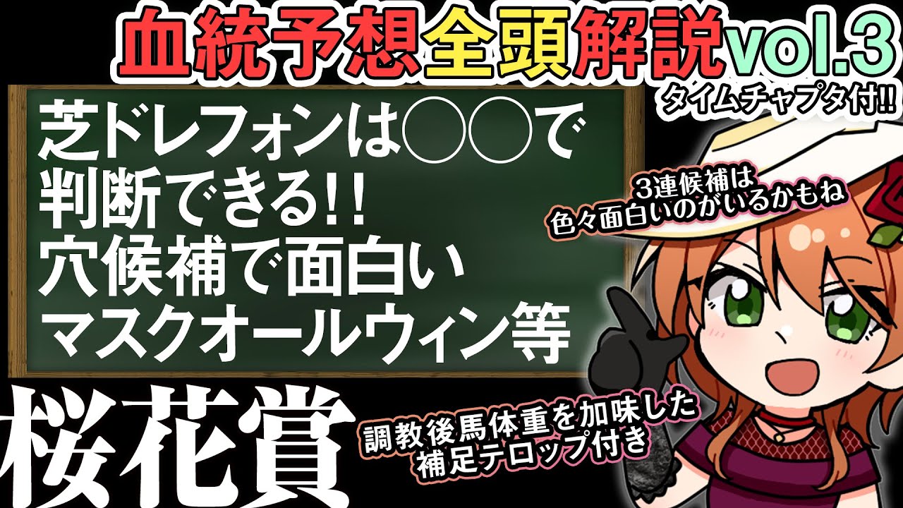 桜花賞2024 ショウナンマヌエラの侮れない溜め逃げ適性？穴馬候補達！ 全馬解説vol.3 #四条大学血統ゼミ🏇🧬