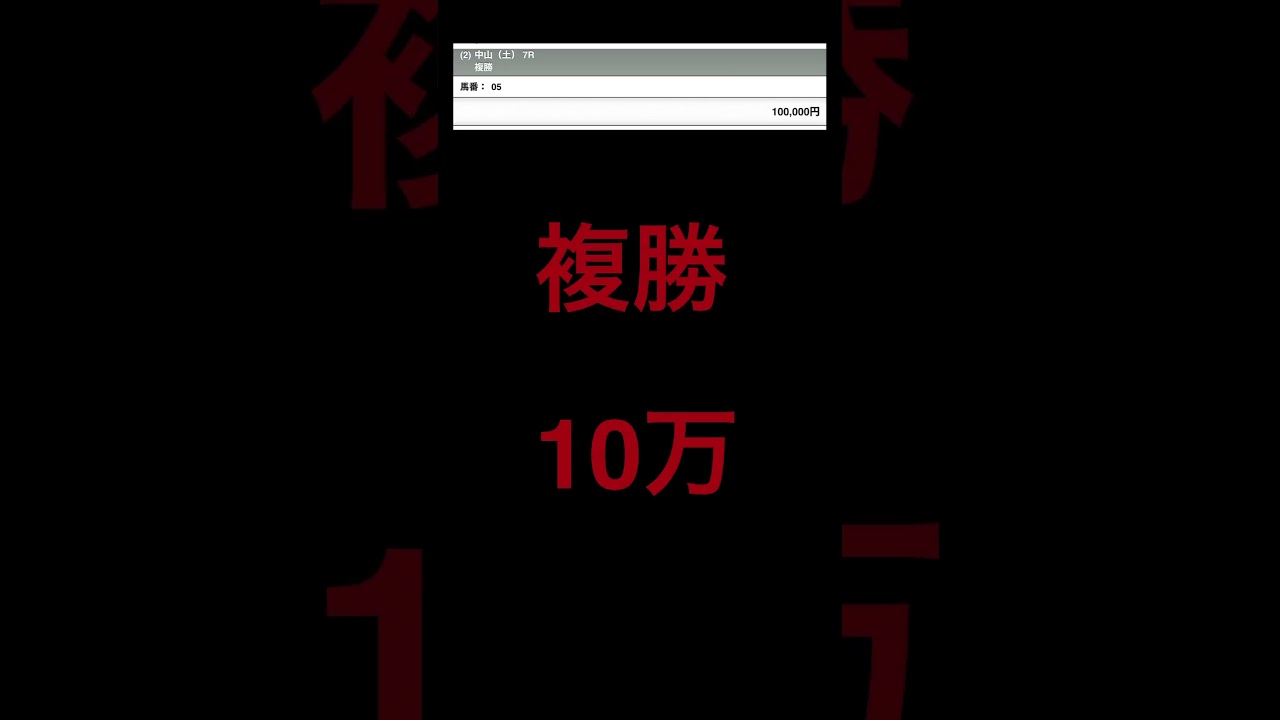 払い戻し100万？#競馬予想#ウマデショ