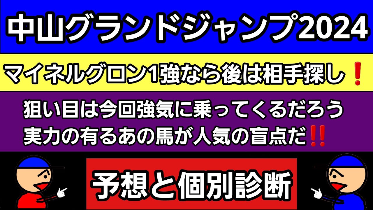 [中山グランドジャンプ2024]予想と個別診断