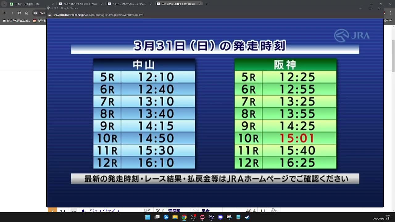うまばしらをみる