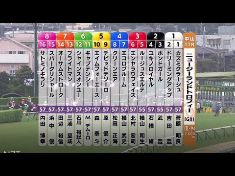 【第42回 ニュージーランドトロフィ＜NHKマイルカップTR＞】〈GⅡ／中山・芝1600ｍ ﾗｼﾞｵ実況版〉