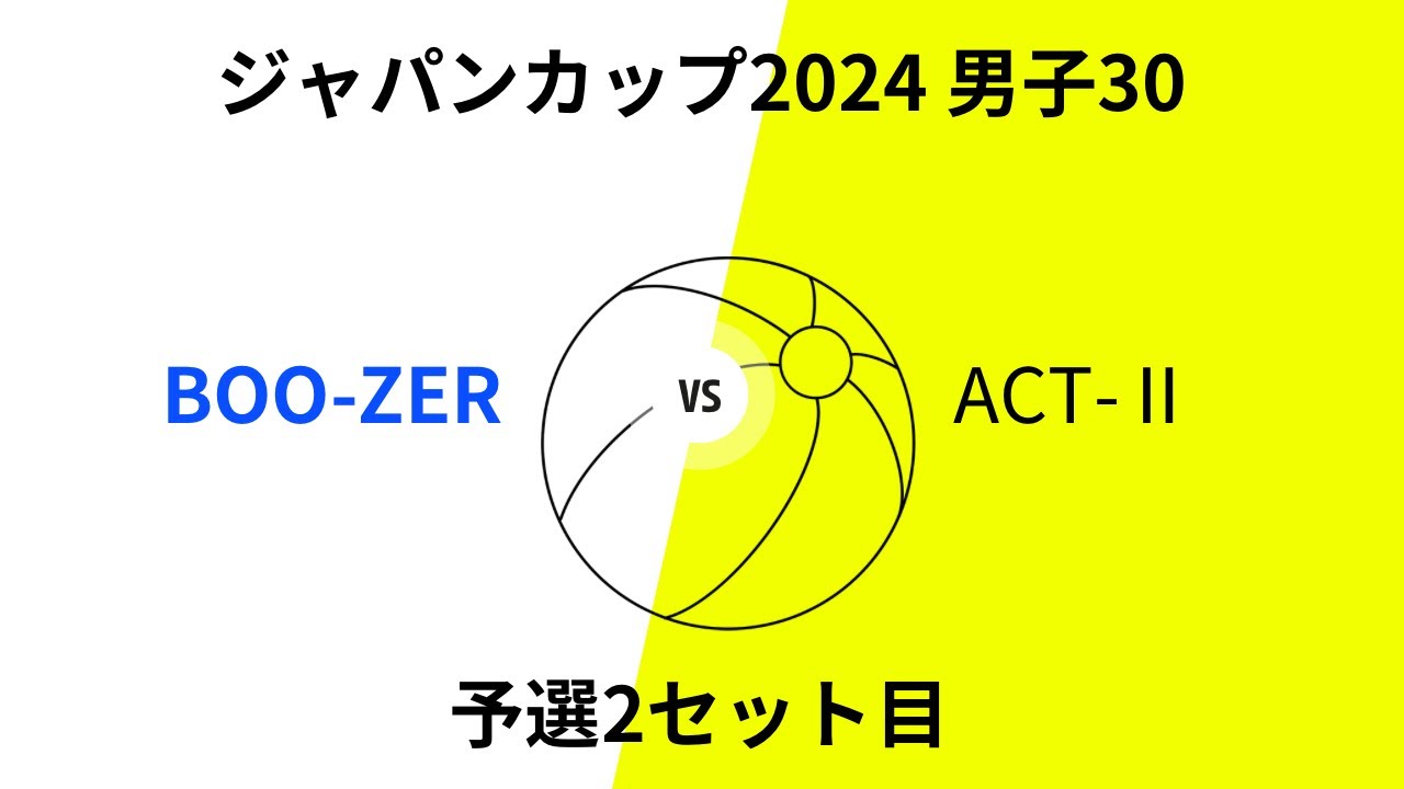 ジャパンカップ高岡大会2024 予選ACT-Ⅱ➁