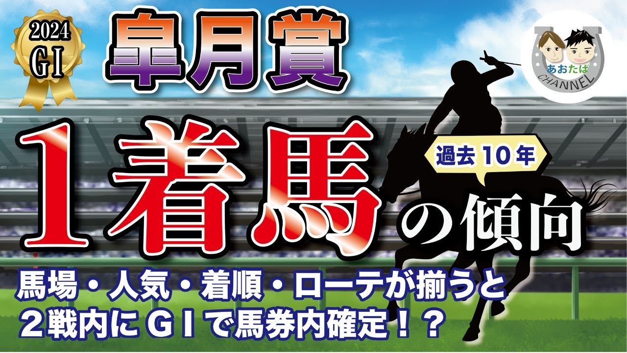 【2024年皐月賞】過去10年の1-3着馬傾向を分析！軸に最適な馬をピックアップ【データ分析】