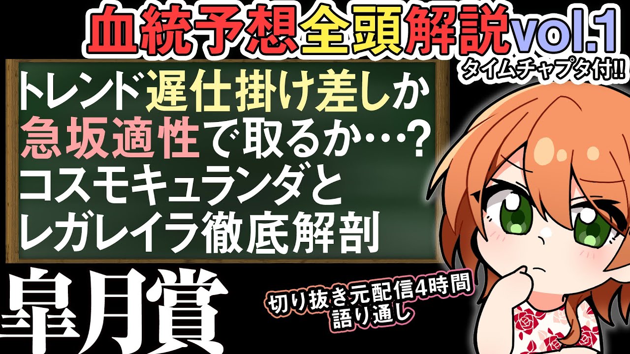 皐月賞2024 元配信4時間！難解皐月賞を血統から徹底的に語り尽す！  全馬解説vol.1 #四条大学血統ゼミ🏇🧬
