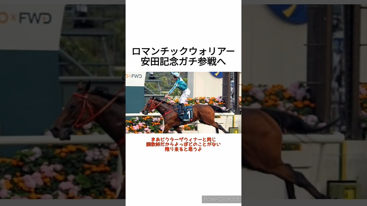 ロマンチックウォリアー安田記念ガチ参戦へ　調教師「必ず日本に行くでしょう」　 #競馬