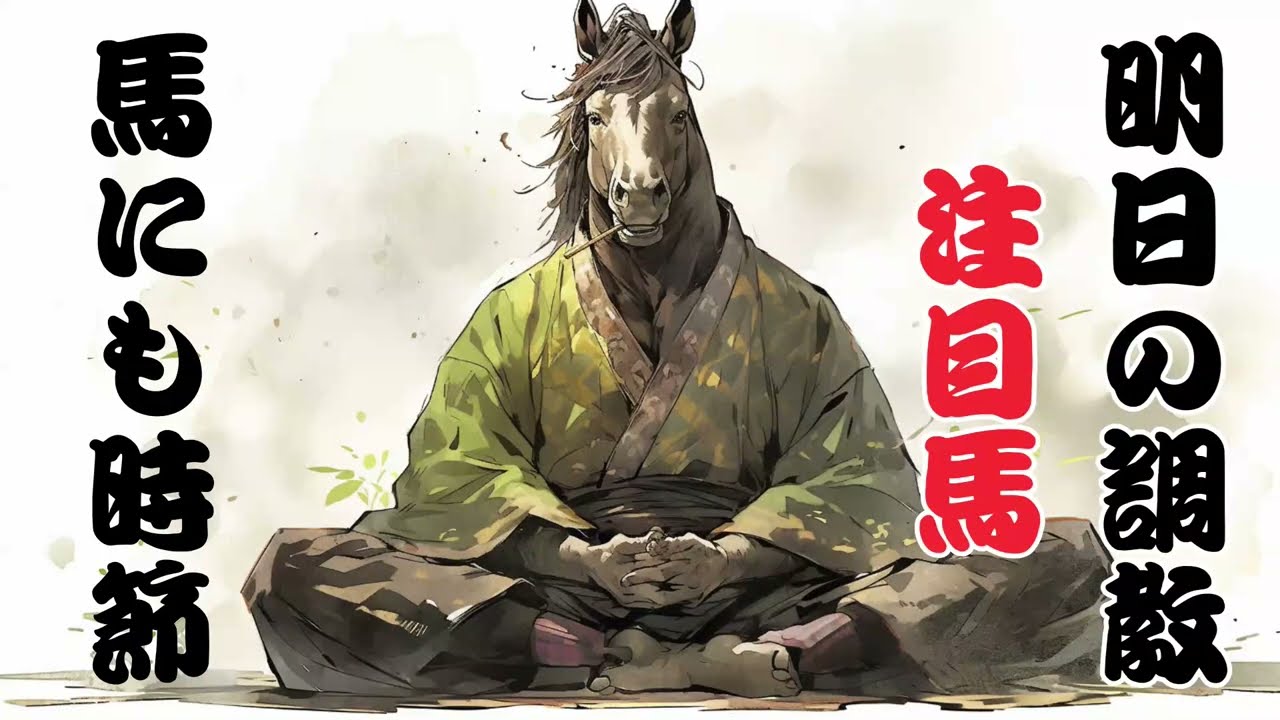 【明日の調教注目馬】2024年4月13日 中山11R 中山グランドジャンプ ・阪神11R アーリントンカップ【馬にも時節】