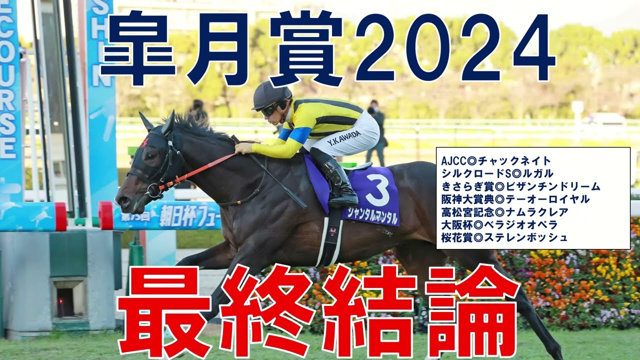 皐月賞 2024 最終結論　牡馬クラシック第１戦　混戦模様のG１　勝つのはどの馬か？　シンエンペラー・レガレイラ・ジャスティンミラノ【ガチで競馬を語りたいch】