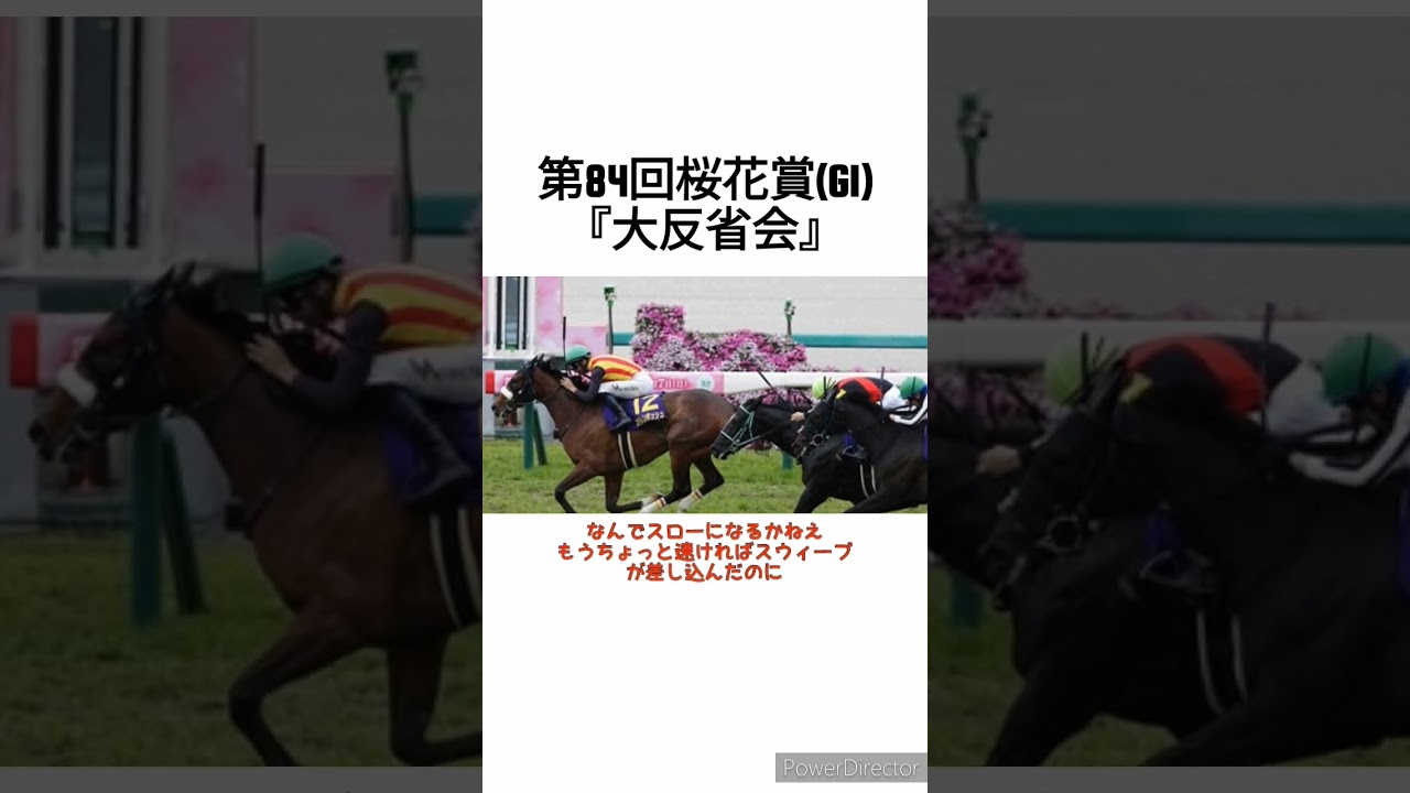 第84回桜花賞(G1)『大反省会』　 #競馬