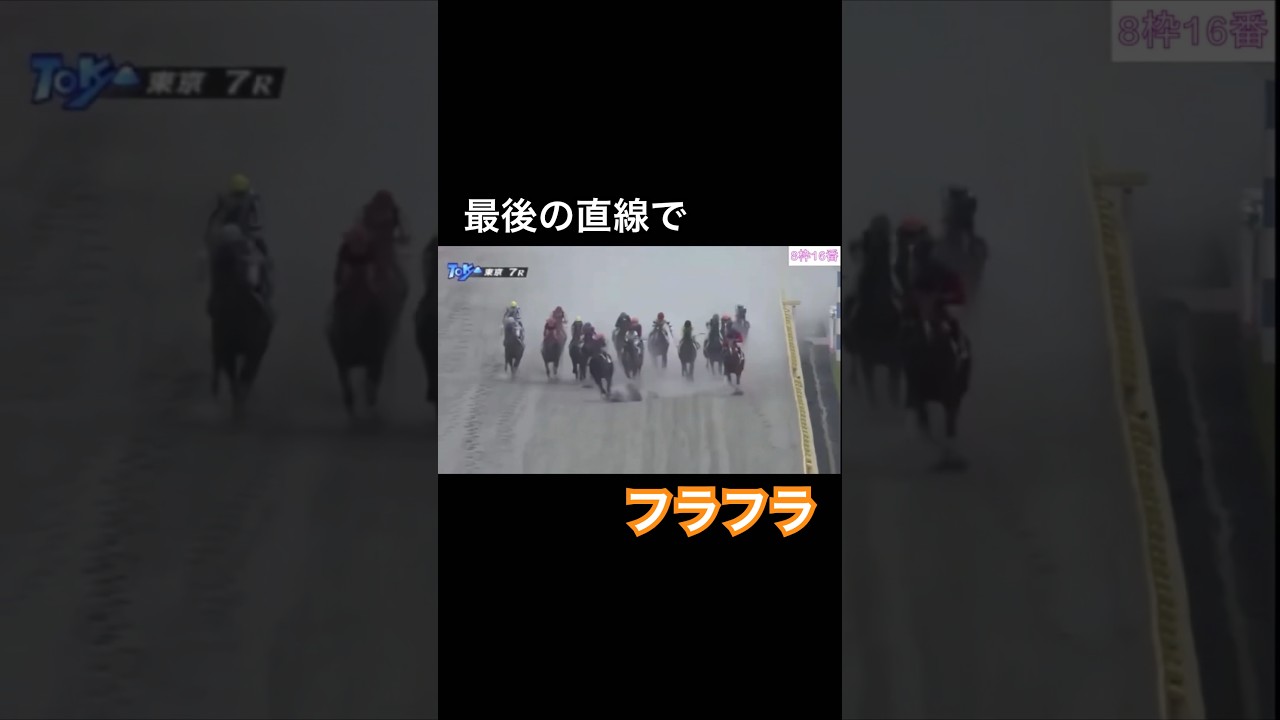 【サイドステップ】最後の直線でフラフラと