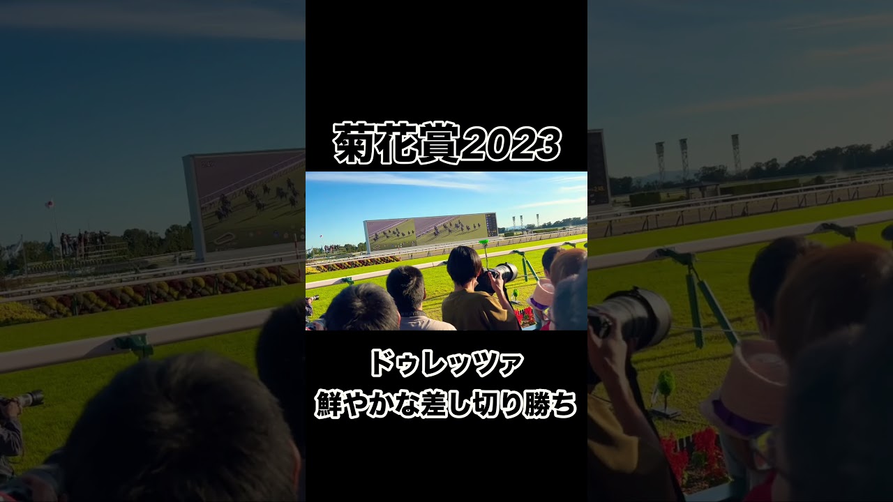 【2023神騎乗】 菊花賞馬ドゥレッツァ&ルメールJの強烈なレース