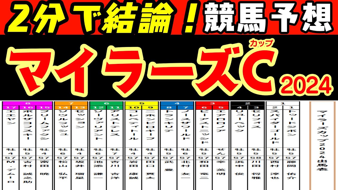 マイラーズカップ2024レース競馬予想！ソウルラッシュは松山騎手から団野大成騎手へ急遽乗り替りとなり対応できるのか？セリフォスの決め手は今の京都で通用するのか？