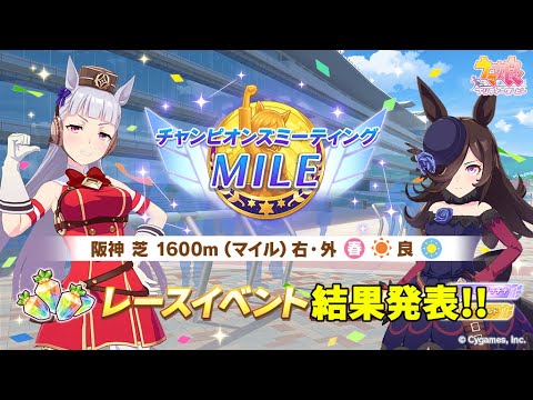 【ウマ娘】チャンミ桜花賞結果発表！！【生放送ポカしてすいませんでした】