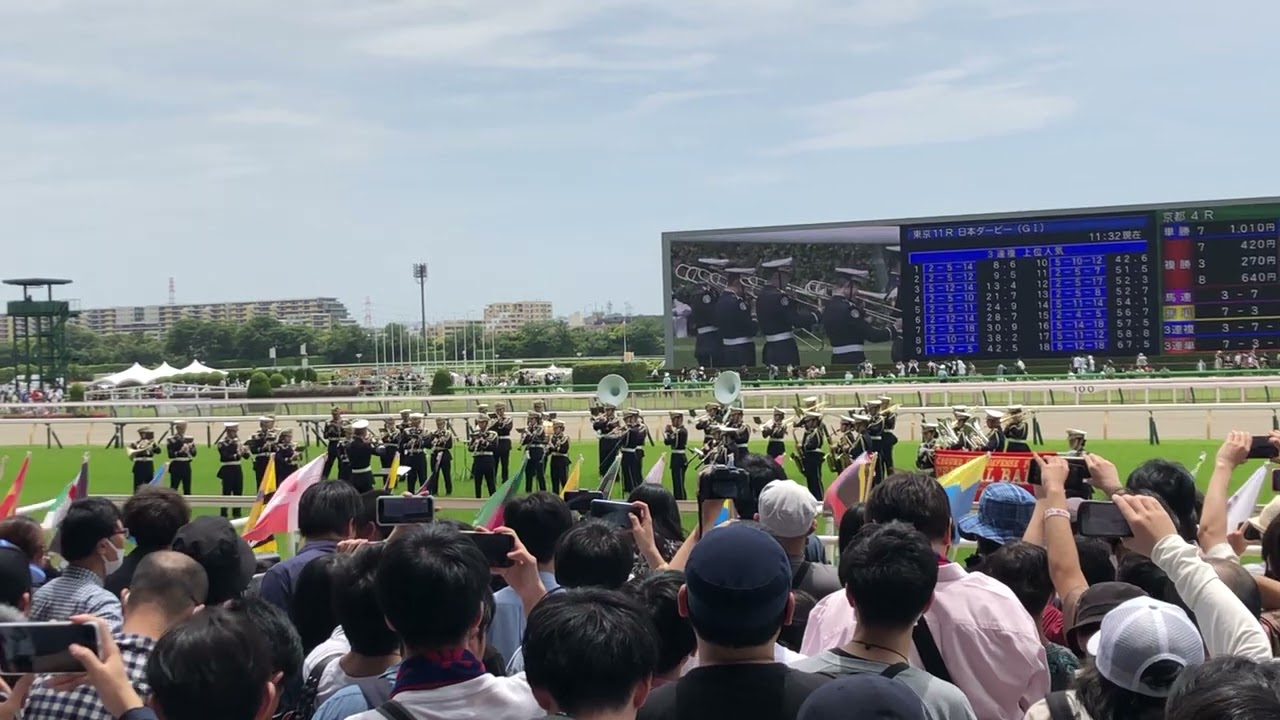 2023年　第90回日本ダービー当日　ウマ娘　Glorious Moment！　生演奏　現地映像