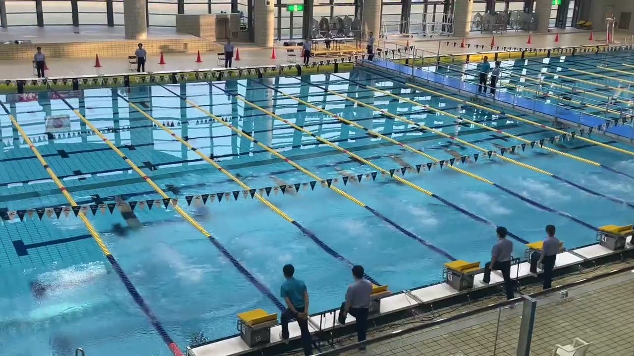 水越元太　大道淳希　男子50m自由形チャレンジ　津田チャンピオンシップ