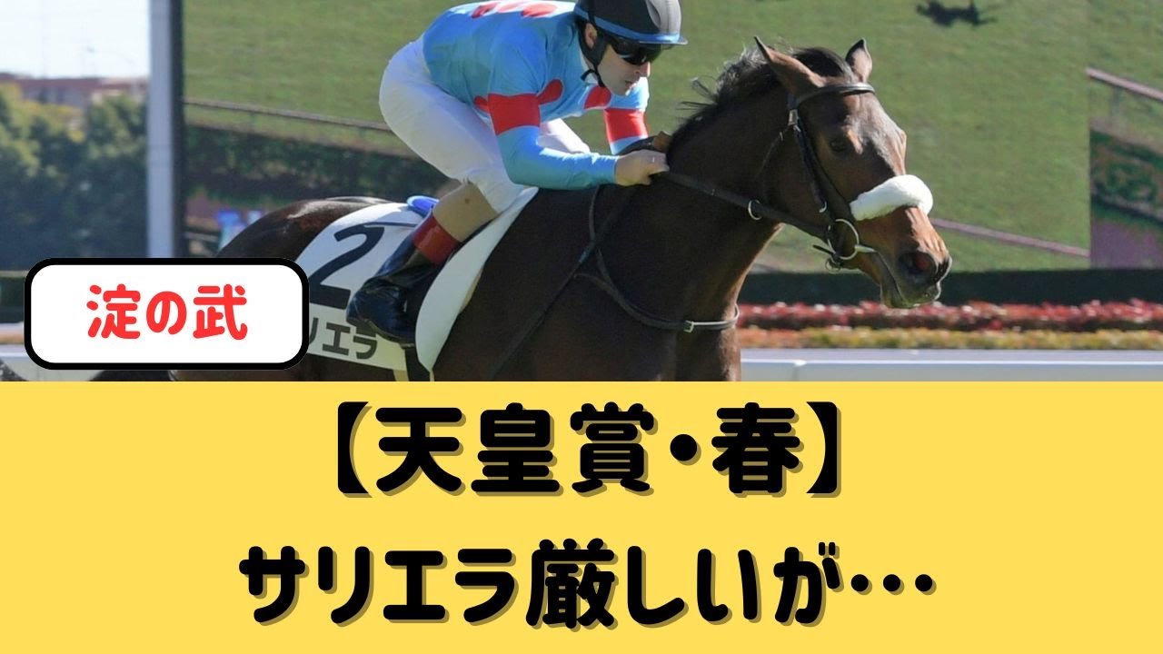 【天皇賞春】サリエラ厳しいが…【競馬の反応集】