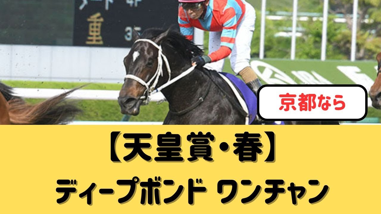 【天皇賞春】ディープボンドワンチャンある？【競馬の反応集】
