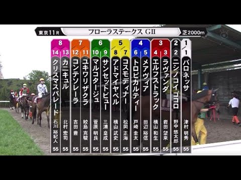 【第59回 サンケイスポーツ賞フローラステークス＜オークスＴＲ＞】R6.4/21（GⅡ／東京・芝2000ｍ ラジオ実況版）