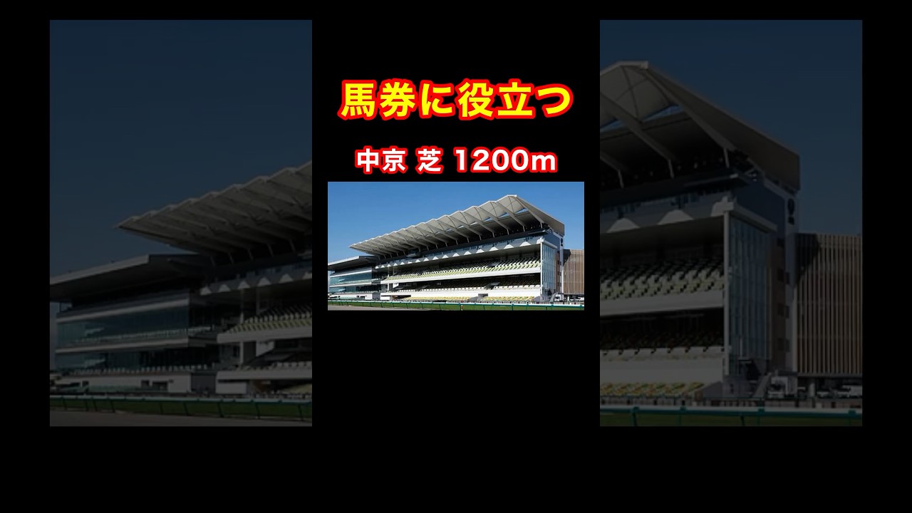 【馬券に役立つ中京 芝 1200m】 #競馬 #高松宮記念 #中京競馬場