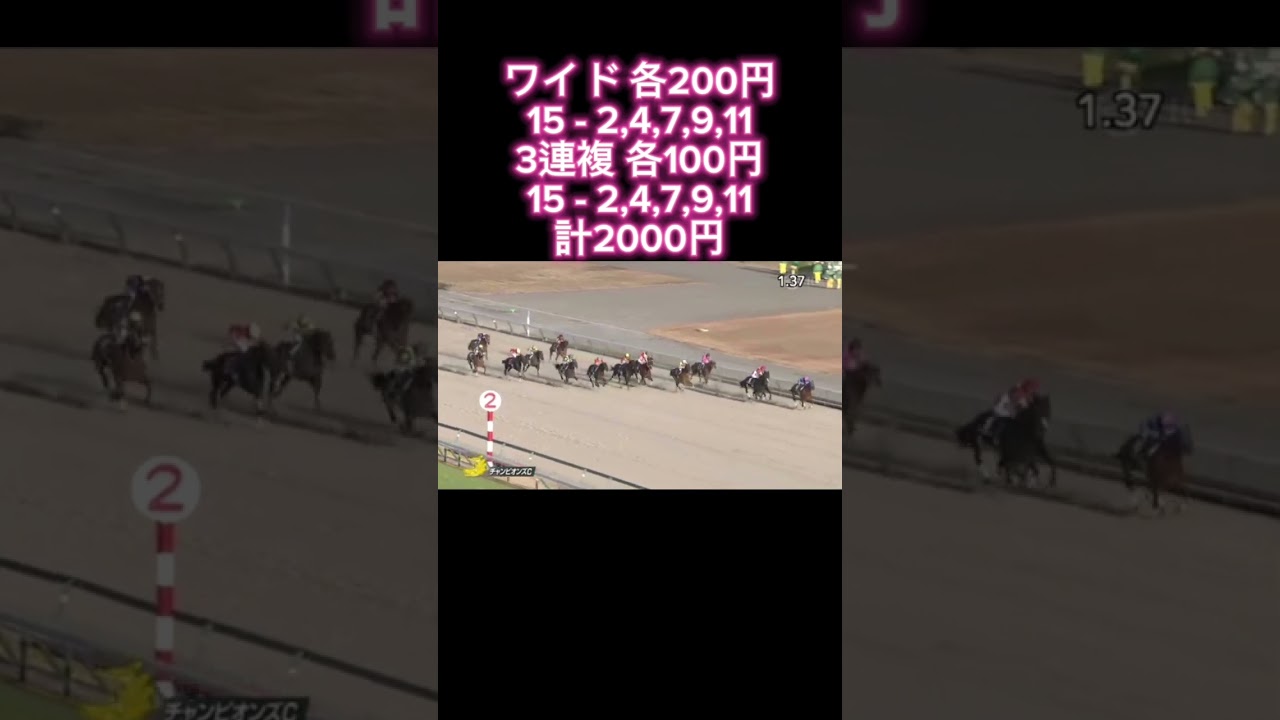自分が前に当てたレースPart6 #チャンピオンズc