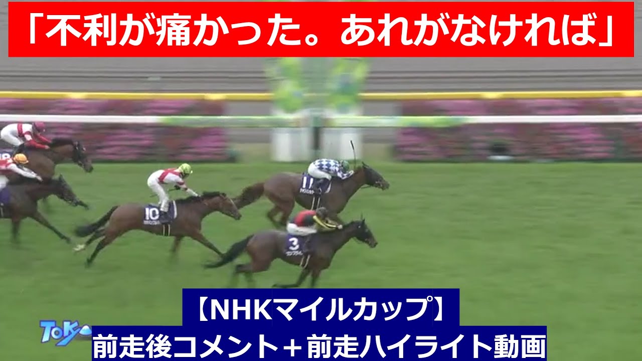 推奨馬⑤頭！【NHKマイルカップ　2024】前走後騎手コメント＋過去レースハイライト