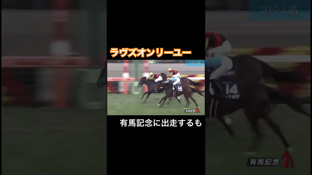 ラヴズオンリーユーが有馬記念に出走