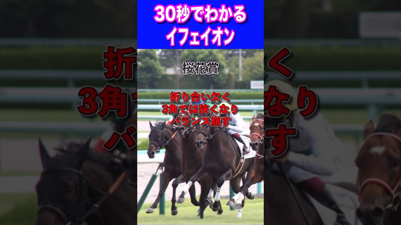 【NHKマイル2024】30秒でわかるイフェイオン