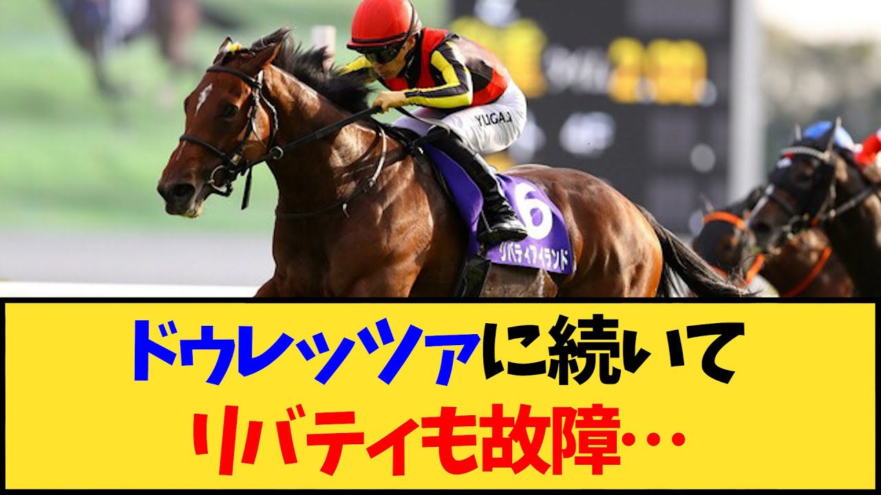 【競馬】「ドゥレッツァに続いて、リバティアイランドも故障…」に対する反応【反応集】