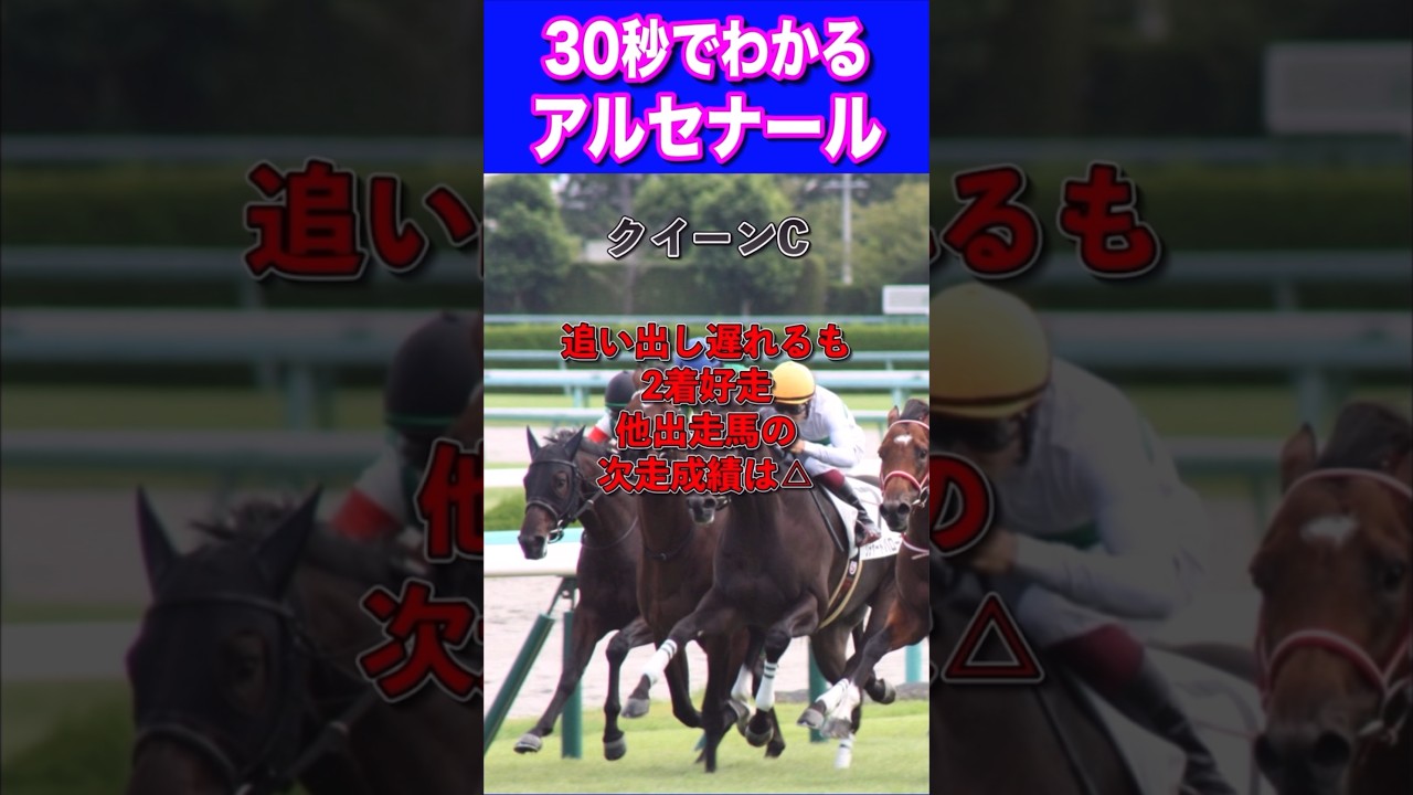 【NHKマイル2024】30秒でわかるアルセナール