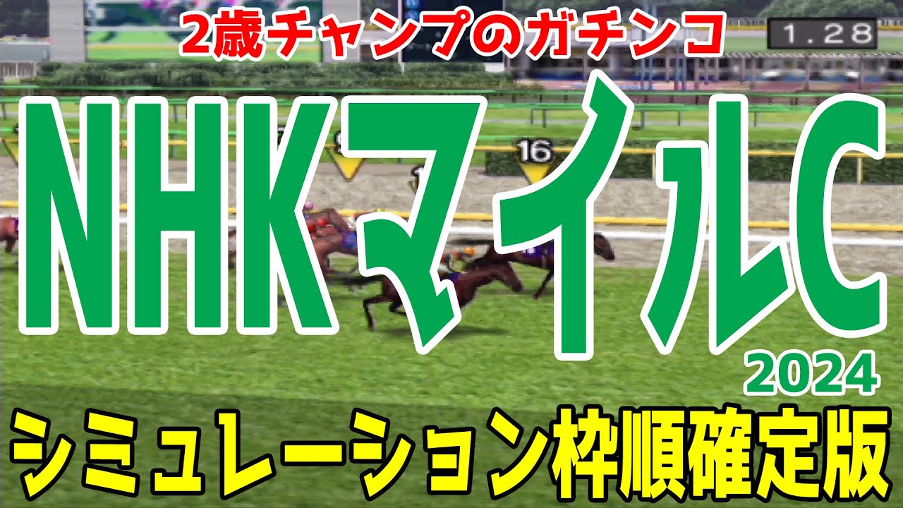 NHKマイルカップ2024 枠順確定後シミュレーション【競馬予想】【展開予想】