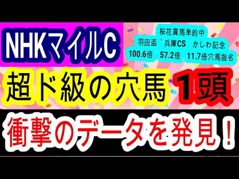 【競馬予想】NHKマイルカップ2024　2年前に激走した超穴馬と全く条件が同じ！？　5つの共通する摩訶不思議なデータとは・・・