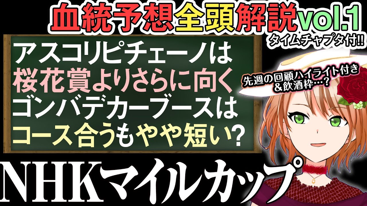 NHKマイルカップ 2024  鍵はテン2Fとラスト1F！欧州血統寄りな理由とは… (前週回顧込) 全馬解説vol.1 #四条大学血統ゼミ🏇🧬