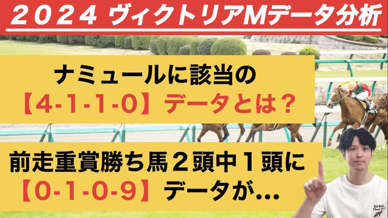 【ヴィクトリアマイル2024データ分析】ナミュールに該当の「4.1.1.0」　前走重賞勝ち馬2頭中1頭は【0.1.0.9】が……