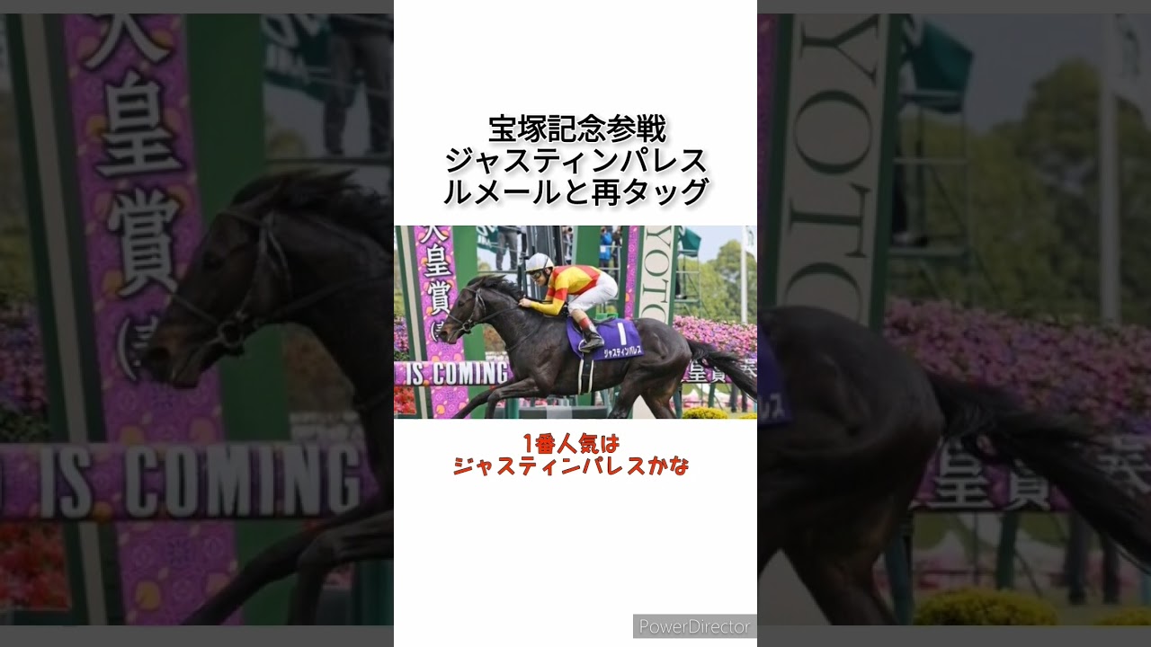 宝塚記念参戦ジャスティンパレスはルメールと再タッグ　 #競馬