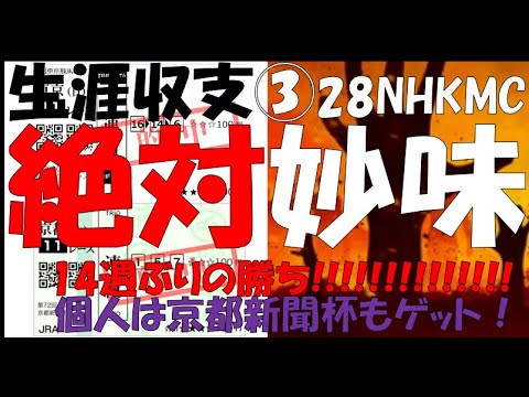 【生涯収支】３K分の１スケール負け記録#28 NHKマイルC 競馬編