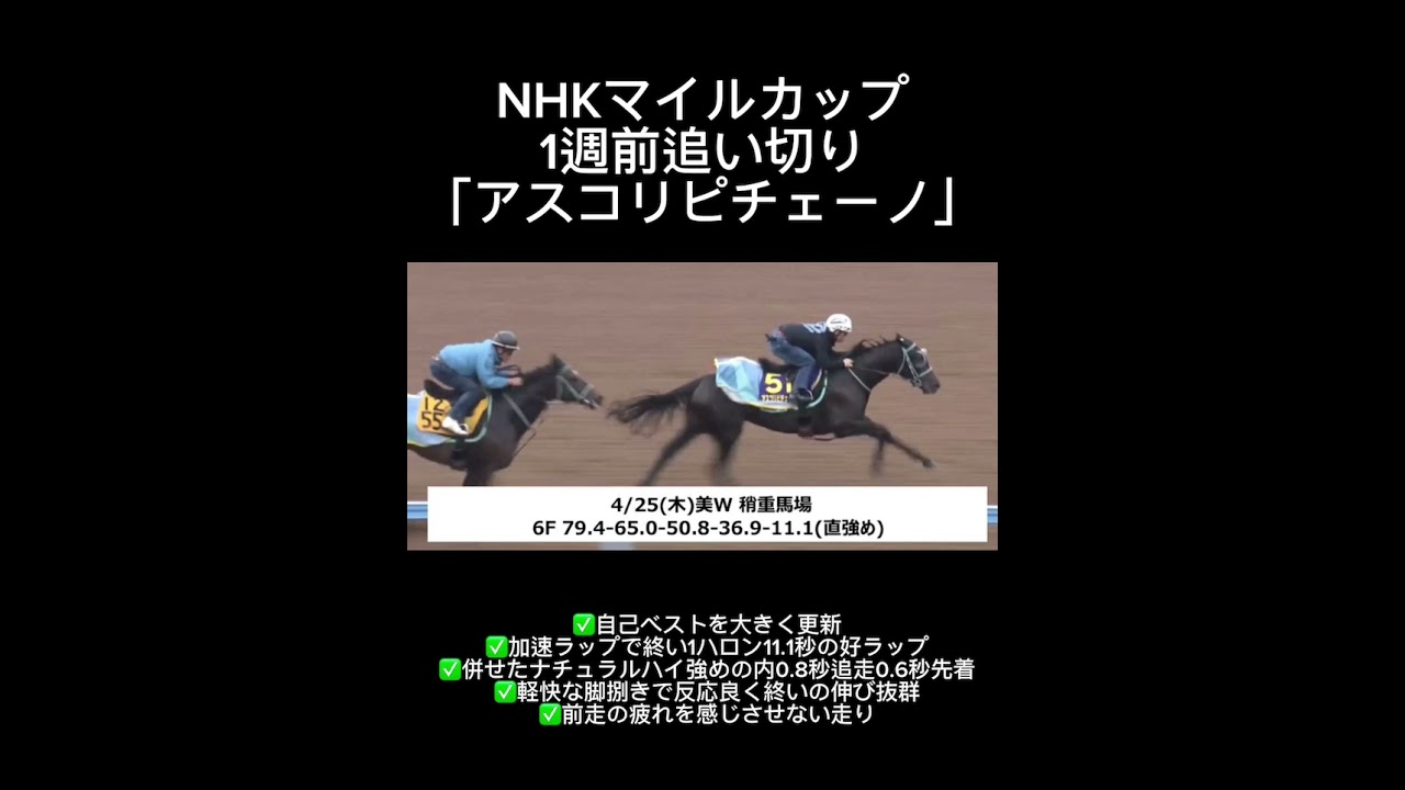 【 NHKマイルカップ 2024 】文句なしのＳ評価！本命候補はこの馬！ #競馬 #競馬予想