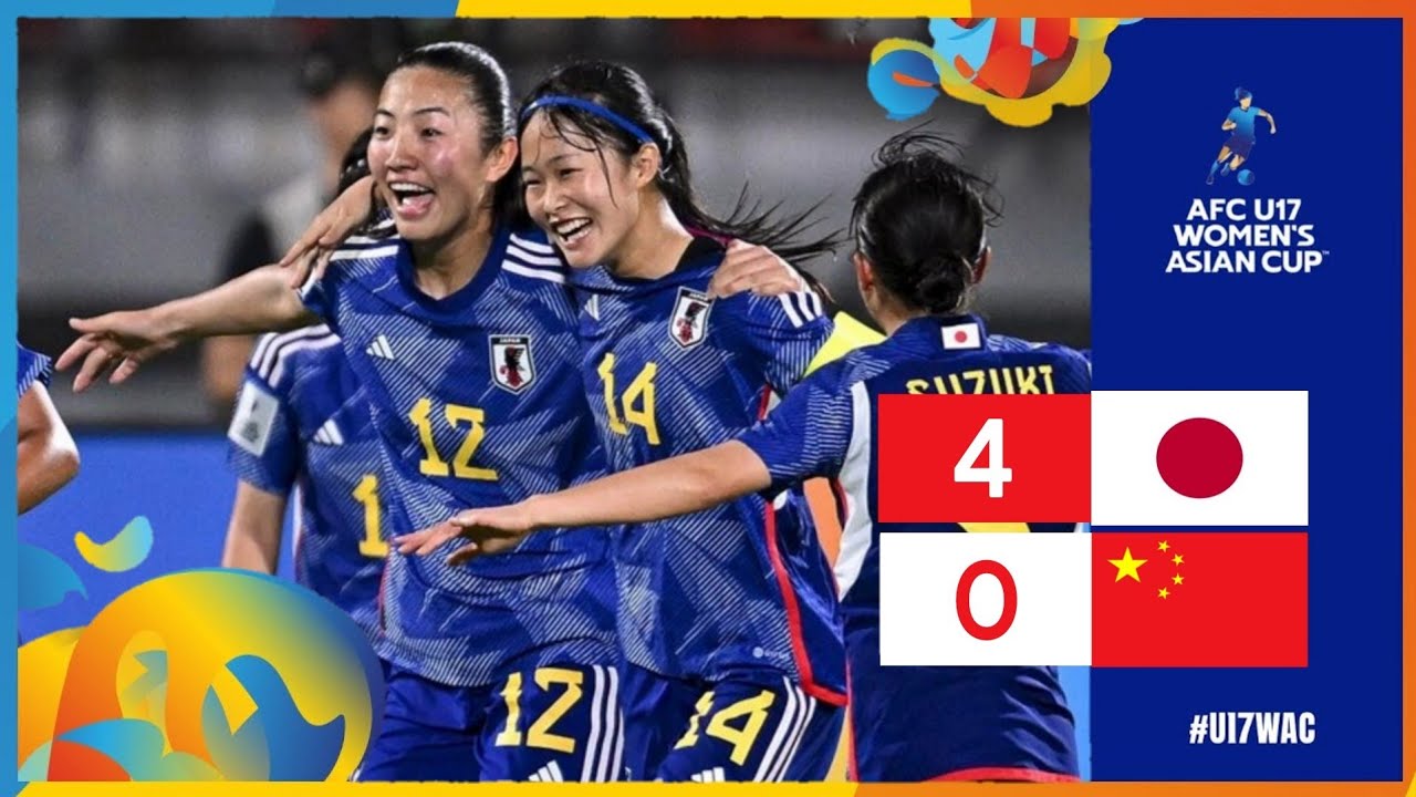 Japan U17 W vs China U17 W [3-0] | AFC U17 Women's Asian Cup 2024 | Match Highlights Today!