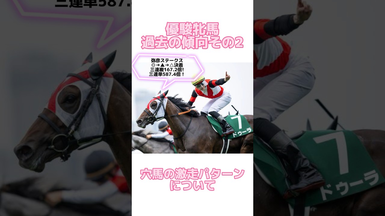 【優駿牝馬2024】過去の傾向その2 #オークス #オークス2024 #優駿牝馬 #優駿牝馬2024 #ステレンボッシュ #スウィープフィート #ライトバック #クイーンズウォーク #チェルヴィニア