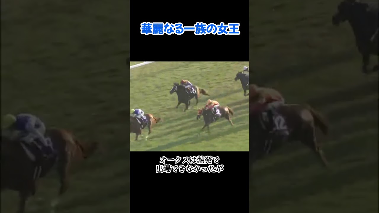 【華麗なる一族の女王】大ファンも多い・連対率１００％の女帝・ダイワスカーレットの凄さ！#shorts #short #競馬 #名馬  #エリザベス女王杯 #桜花賞 #秋華賞 #horse