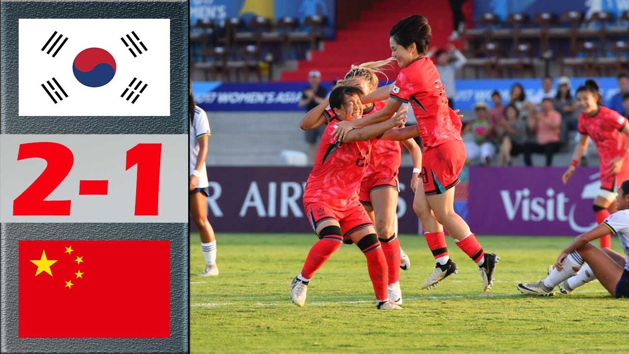 South Korea vs China Highlights (한국 U17 vs 중국) | AFC U17 Women's Asian Cup 2024 | 5.19.2024