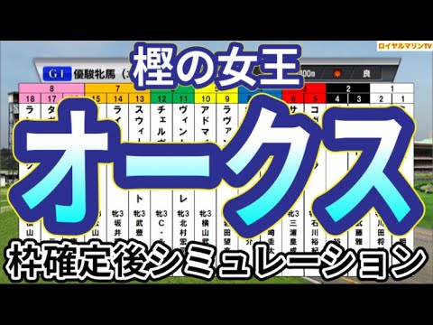【オークス2024】【優駿牝馬2024】ウイポ枠確定後シミュレーション ステレンボッシュ ライトバック スウィープフィート クイーンズウォーク タガノエルピーダ #2728