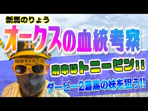 【オークス 優駿牝馬 2024】東京はトニービンを狙え！！穴馬は良血のあの子に決めた！！新馬のりょう血統予想