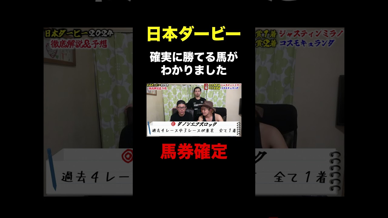 日本ダービーみんなの本命は？ #shorts