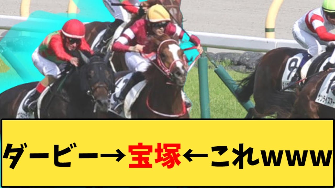 【競馬】｢ダービーから宝塚記念←これwww」に対する反応【反応集】