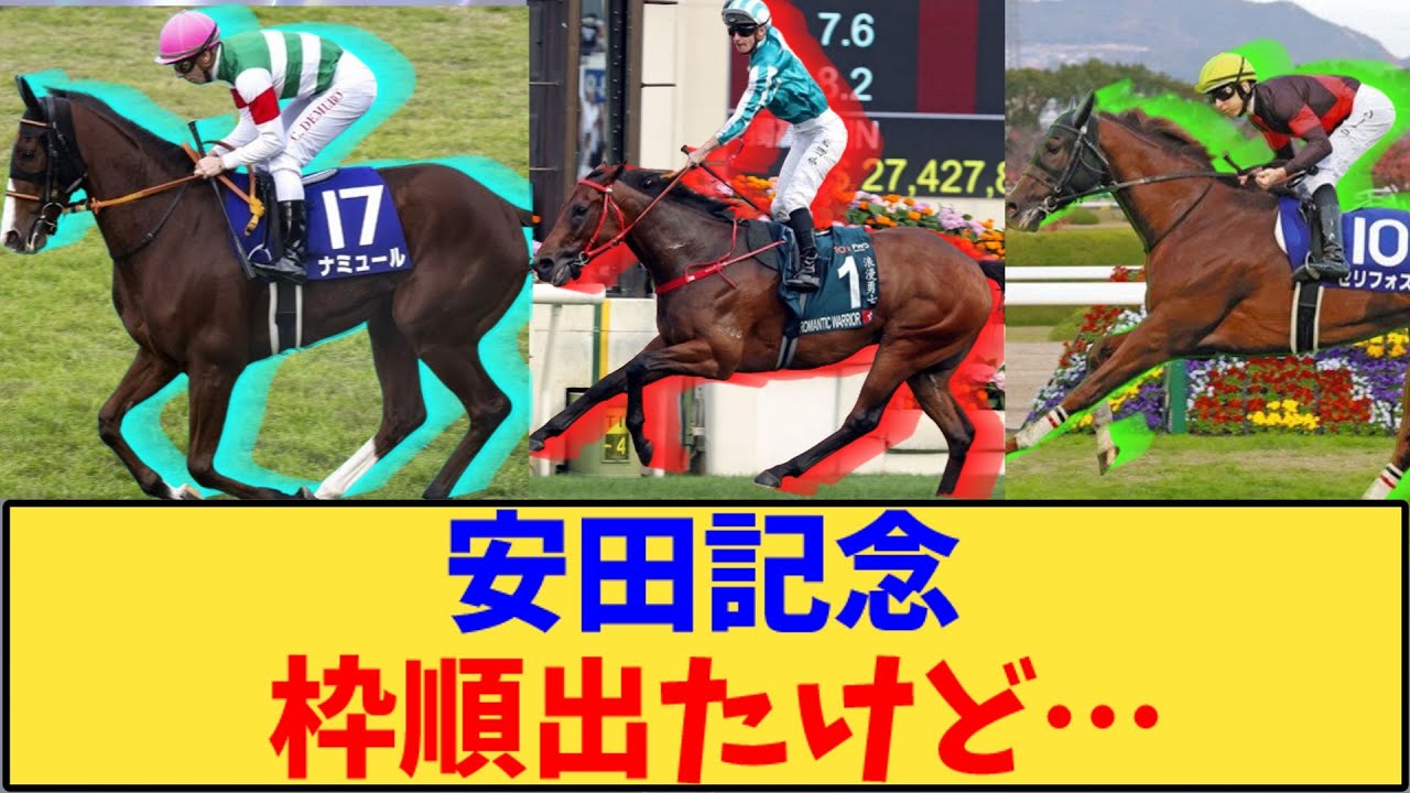 【競馬】「安田記念 枠順出たけど…」に対する反応【反応集】